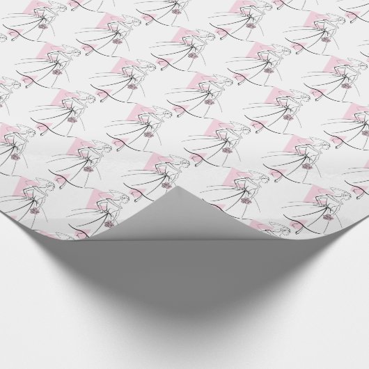 Fashion Bride Pink Multi Packpapier (Ecke)