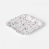 Fashion Bride Pink Multi Square Pappteller (Gewinkelt)