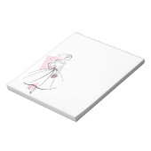 Fashion Bride Pink Notizblock klein (Rotiert)