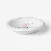 Fashion Bride Pink Pappteller (Gewinkelt)
