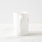 Fashion Bride Pink Tasse Knochen China (Rückseite)