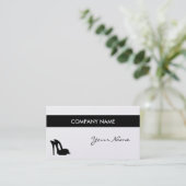 Fashion Business Card Visitenkarte (Stehend Vorderseite)