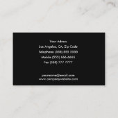 Fashion Business Card Visitenkarte (Rückseite)