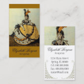 Fashion Catalog ~ Visitenkartenkleidung Vintag Visitenkarte (Vorne/Hinten)