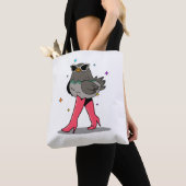 Fashion Chick in Sonnenbrillen & Stiefel individue Tasche (Von Nahem)