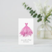 Fashion Clothing Business Card Visitenkarte (Stehend Vorderseite)