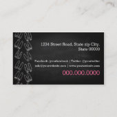 Fashion/Complements/Accessories/shoes Visitenkarte (Rückseite)