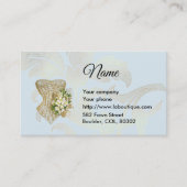Fashion Corset Business Card Visitenkarte (Vorderseite)