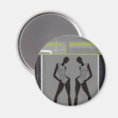 FASHION DANCE MAGNET (Vorderseite/Rückseite)