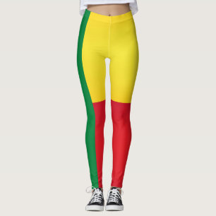 Fashion der coolen Benin-Flagge Leggings