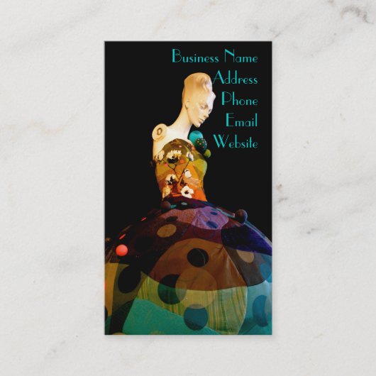 Fashion der Visitenkarte (Vorderseite)