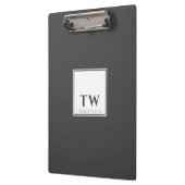 Fashion Design Dunkelgrau Klemmbrett (Links)