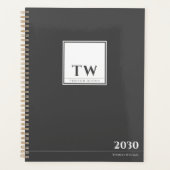 Fashion Design Dunkelgrau Planer (Vorderseite)