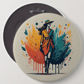 Fashion Design Round Button (Vorne & Hinten)