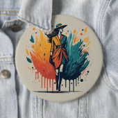 Fashion Design Round Button (Beispiel)