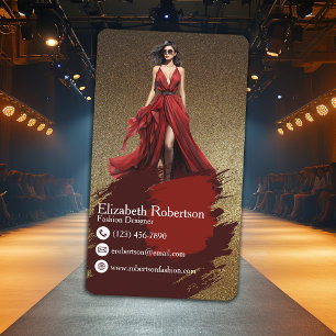 Fashion Designer Business Card Visitenkarte