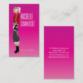 Fashion Designer Business Card Visitenkarte (Vorne/Hinten)