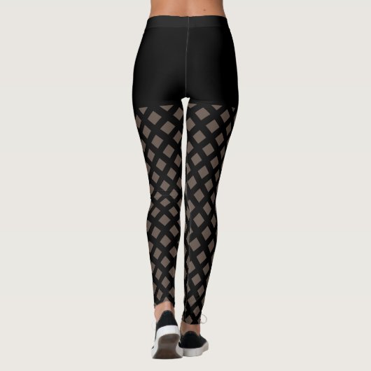Fashion Diamond Muster Leggings (Rückseite)
