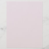 Fashion Diva 3 Rosa Himbeermonogramm Damask Briefkopf (Rückseite)