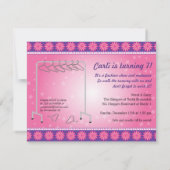 Fashion Diva Birthday Party Einladung (Rückseite)