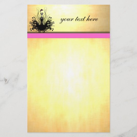 Fashion Diva Briefpapier (Vorderseite)