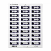 Fashion Diva Lavender Rücksendeadresse (Vorne)