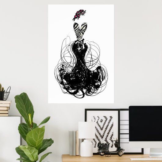 Fashion Diva Poster (Heimbüro)