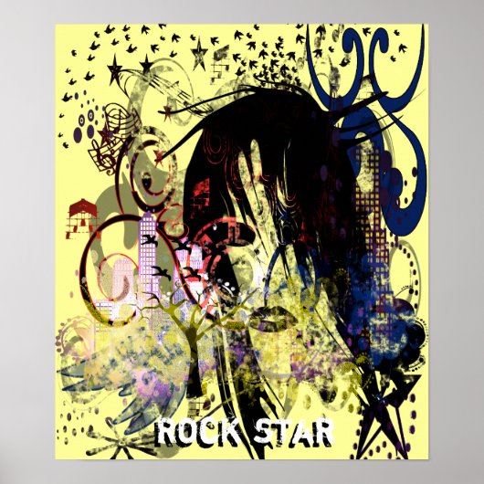 Fashion Diva Swirled Poster (Vorne)