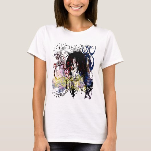 Fashion Diva Swirled T-Shirt (Vorderseite)