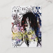 Fashion Diva Swirled Visitenkarte (Rückseite)