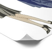 Fashion Dress Art Poster (Ecke)