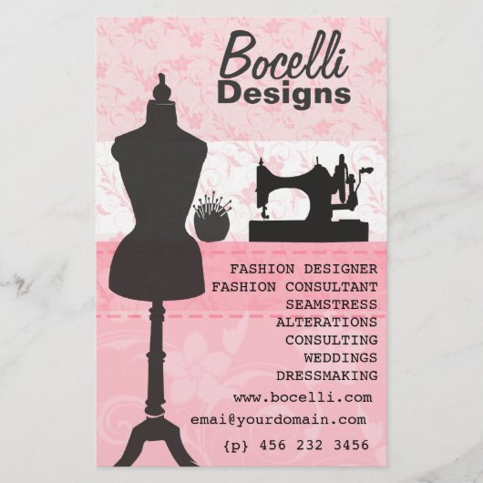 Fashion Dress Form Mannequin Flyer (Vorne)