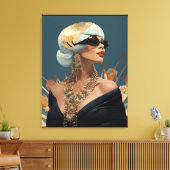 FASHION - ESQUE #1 LEINWANDDRUCK (Insitu (Wohnzimmer))