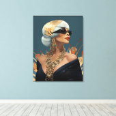 FASHION - ESQUE #1 LEINWANDDRUCK (Insitu (Holzboden))