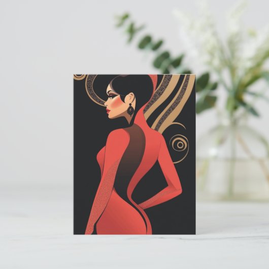 FASHION-ESQUE #2 POSTKARTE (Stehend Vorderseite)