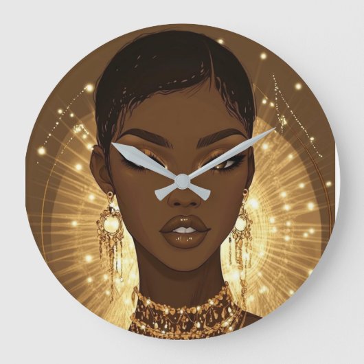 FASHION-ESQUE #3 GROßE WANDUHR (Vorderseite)