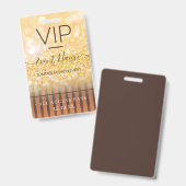 Fashion Event VIP All Access Pass Ausweis (Vorder- & Rückseite)