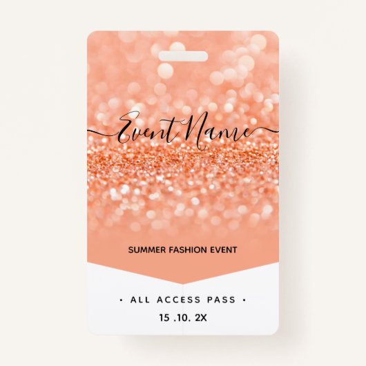 Fashion Event VIP All Access Pass Ausweis (Vorderseite)