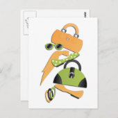 Fashion Finds Postkarte (Vorne/Hinten)