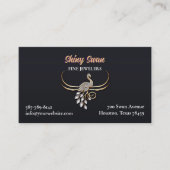 Fashion Fine Jewelry Business Card Visitenkarte (Vorderseite)