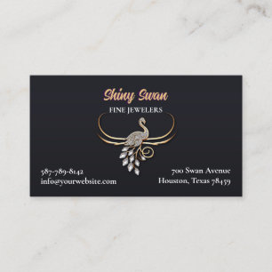 Fashion Fine Jewelry Business Card Visitenkarte