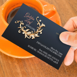 Fashion Fine Jewelry Business Card Visitenkarte