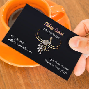 Fashion Fine Jewelry Business Card Visitenkarte