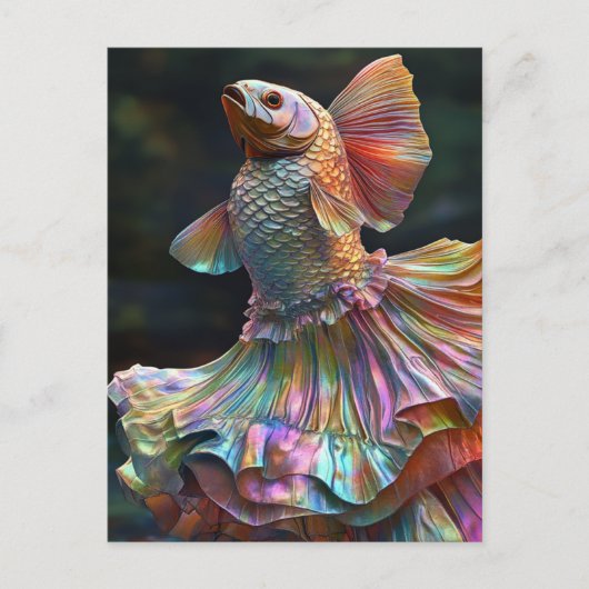 Fashion Fish Postkarte (Vorderseite)