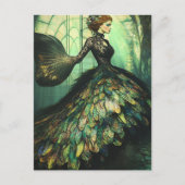 Fashion Fish Scale Dress Postkarte (Vorderseite)