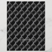 Fashion Flyer Friseur Salon Satin Diamonds Black P (Hinten)