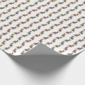 Fashion Forward Jackalopes Wrapping Paper Geschenkpapier (Ecke)