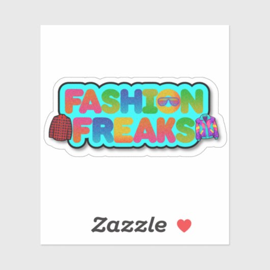 Fashion Freaks Logo Sticker (Blatt)