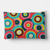 Fashion Geometric Vintage- Pattern Stylish Modern Zubehörtasche (Rückseite)