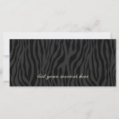 Fashion Gift Certificate Zebra Lace Gold Creme (Rückseite)
